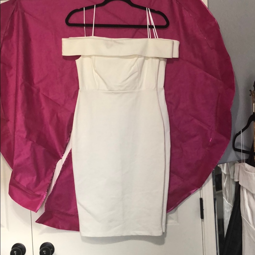 White off shoulder dress